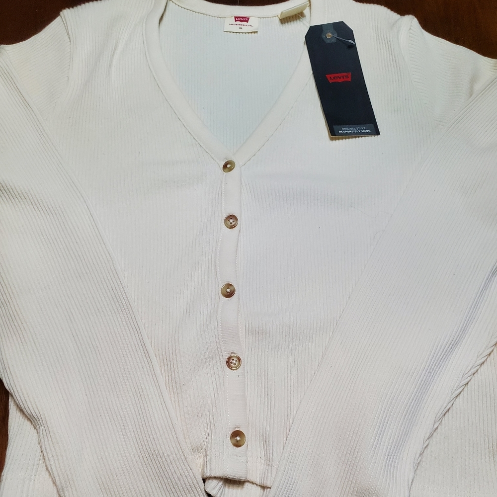 Levis Women's Ribbed Crop top